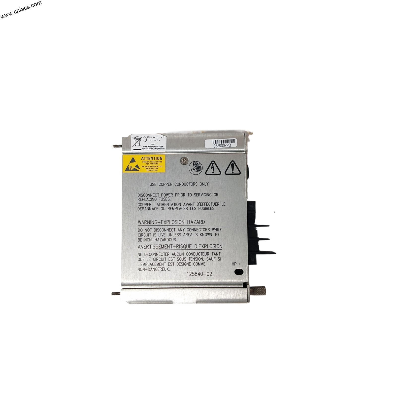 BENTLY 3500/92-04-01-00 136188-02 Event Monitor, High-Performance, Modular Systems - Image 2