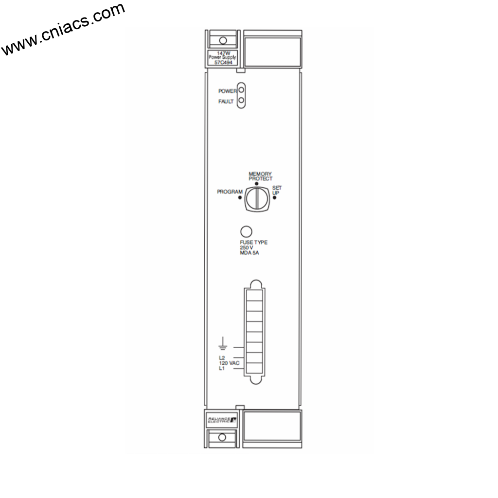 RELIANCE 0-51839-PRINTED CIRCUIT CARD 0518391 PCB
