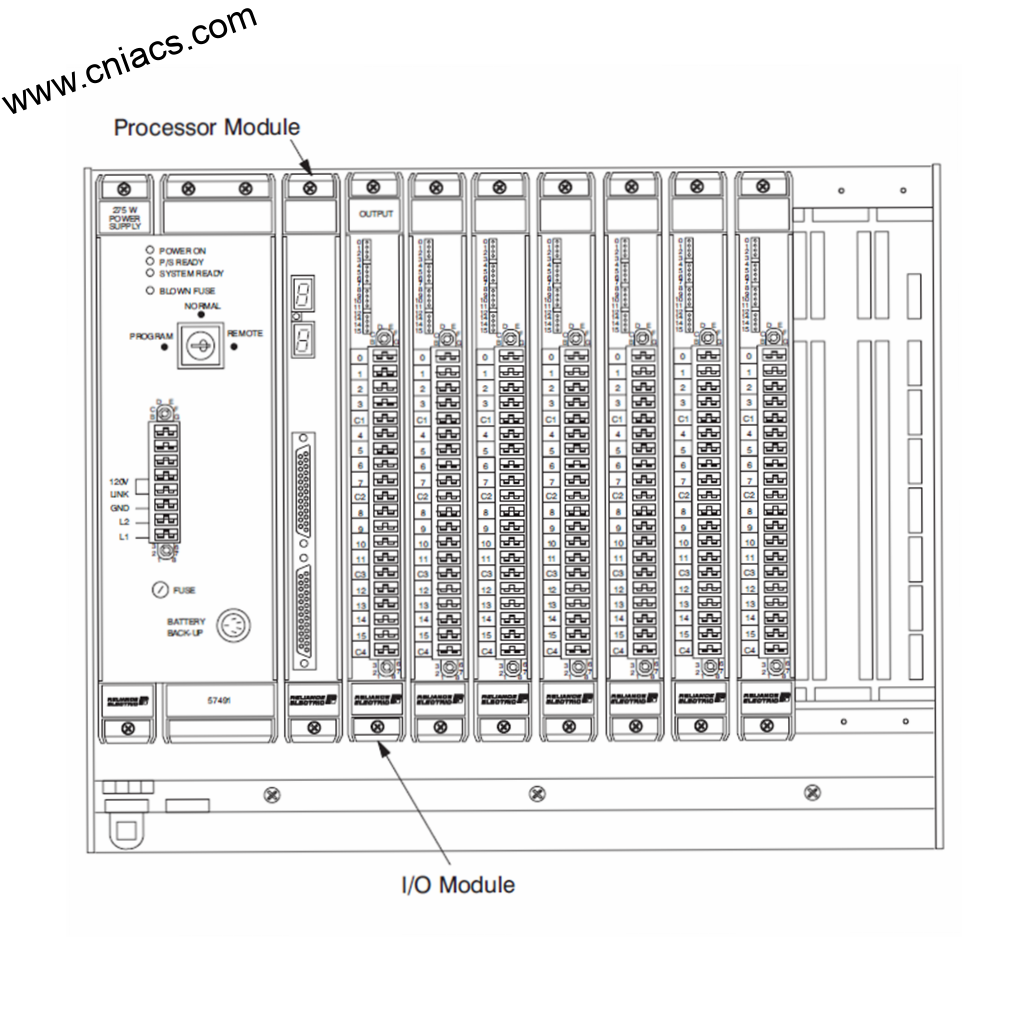 RELIANCE 1326AB-B720-E21-K7 Series C AC Servo AC Servo Motor