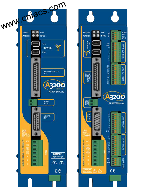 Aerotech NDRIVEHPE10-IO-MXH-DUALPSO Driver, DualPSO configuration - Image 2