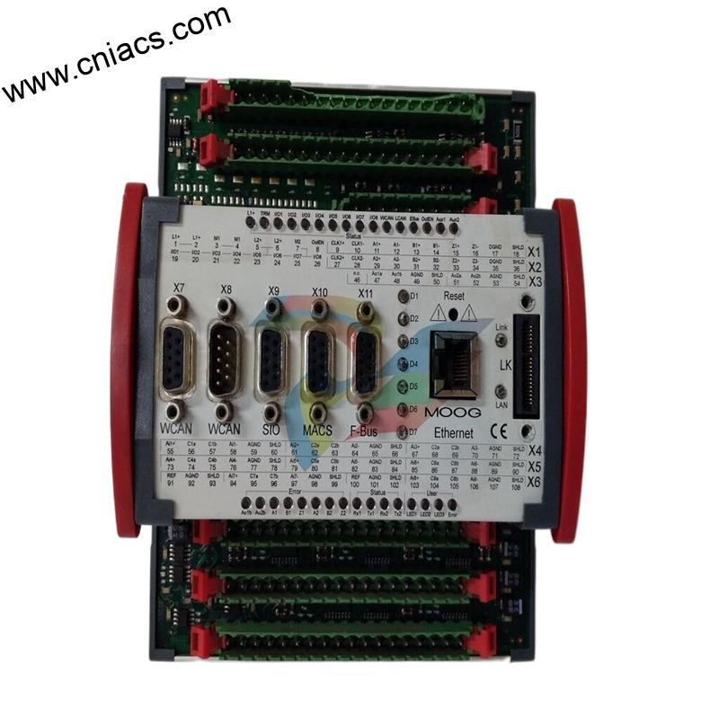 MOOG QAIO 16/4 5 x 18-pole terminal strips per module