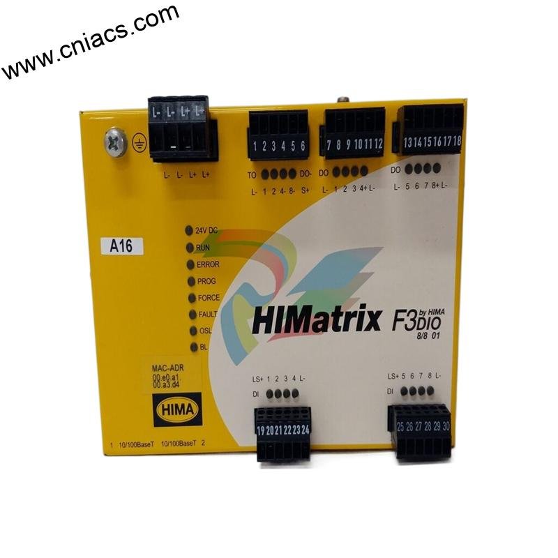 HIMA X-DI 32 01 Digital Input Module, 32 Channels, 24 VDC, SIL 3 - Image 2