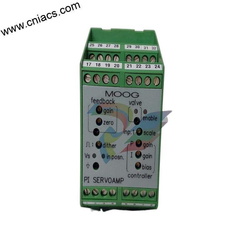 MOOG QAIO 16/4-V Analog I/O module for E-Bus (16 voltage inputs ¡À10 V, 4 voltage outputs, 1 reference voltage output)