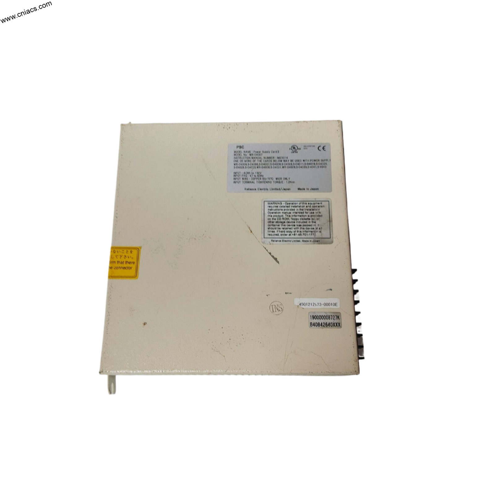 RELIANCE P18G3117C MOTOR 3HP 460V 184 Motor